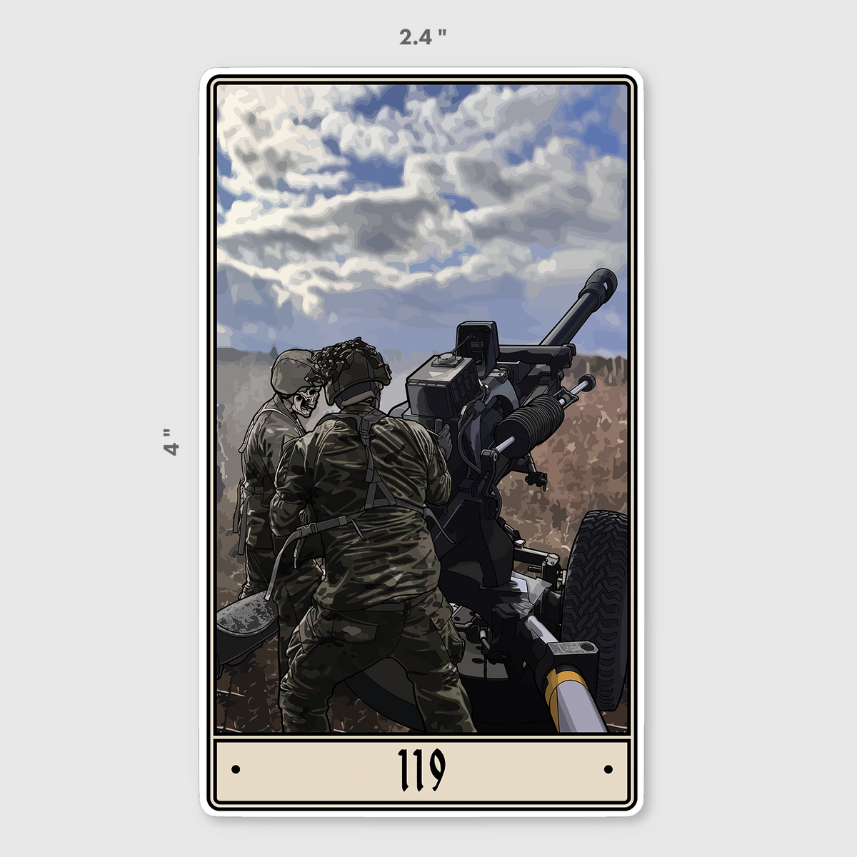 119 Sticker