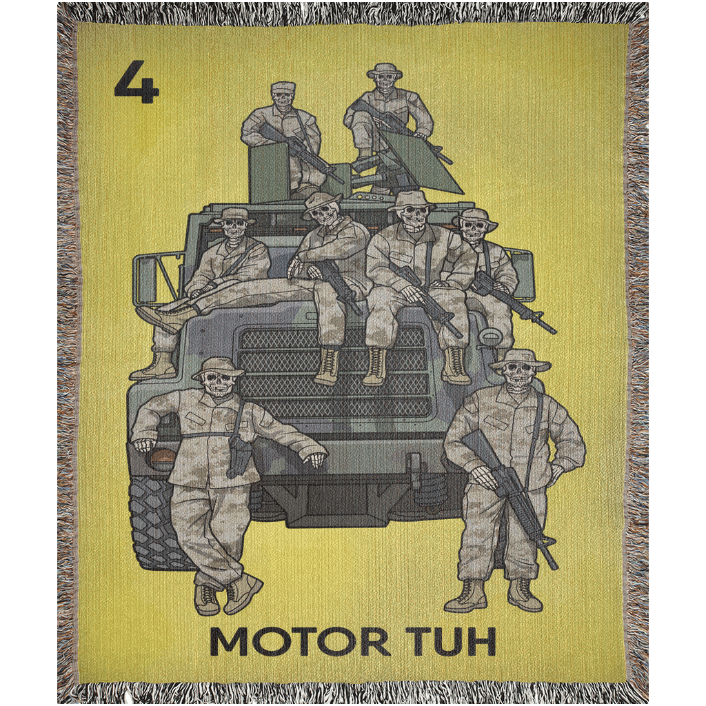 Motor Tuh Woven Blanket