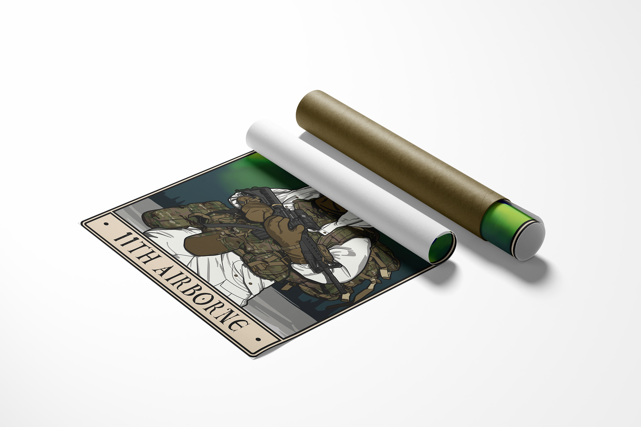 11th Airborne Canvas