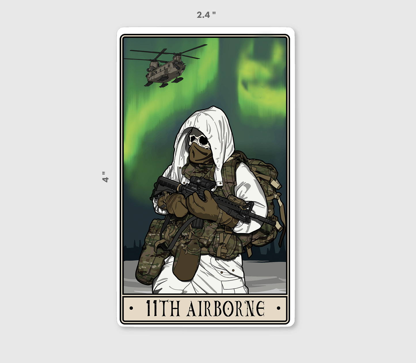 11th Airborne Sticker