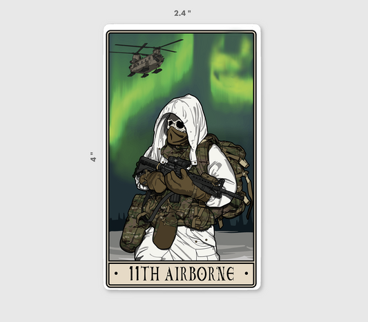 11th Airborne Sticker