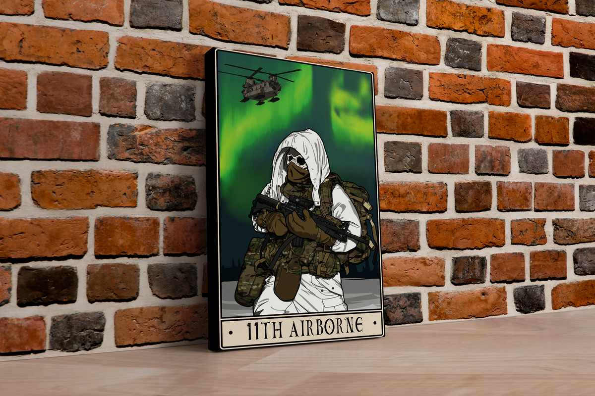 11th Airborne Canvas