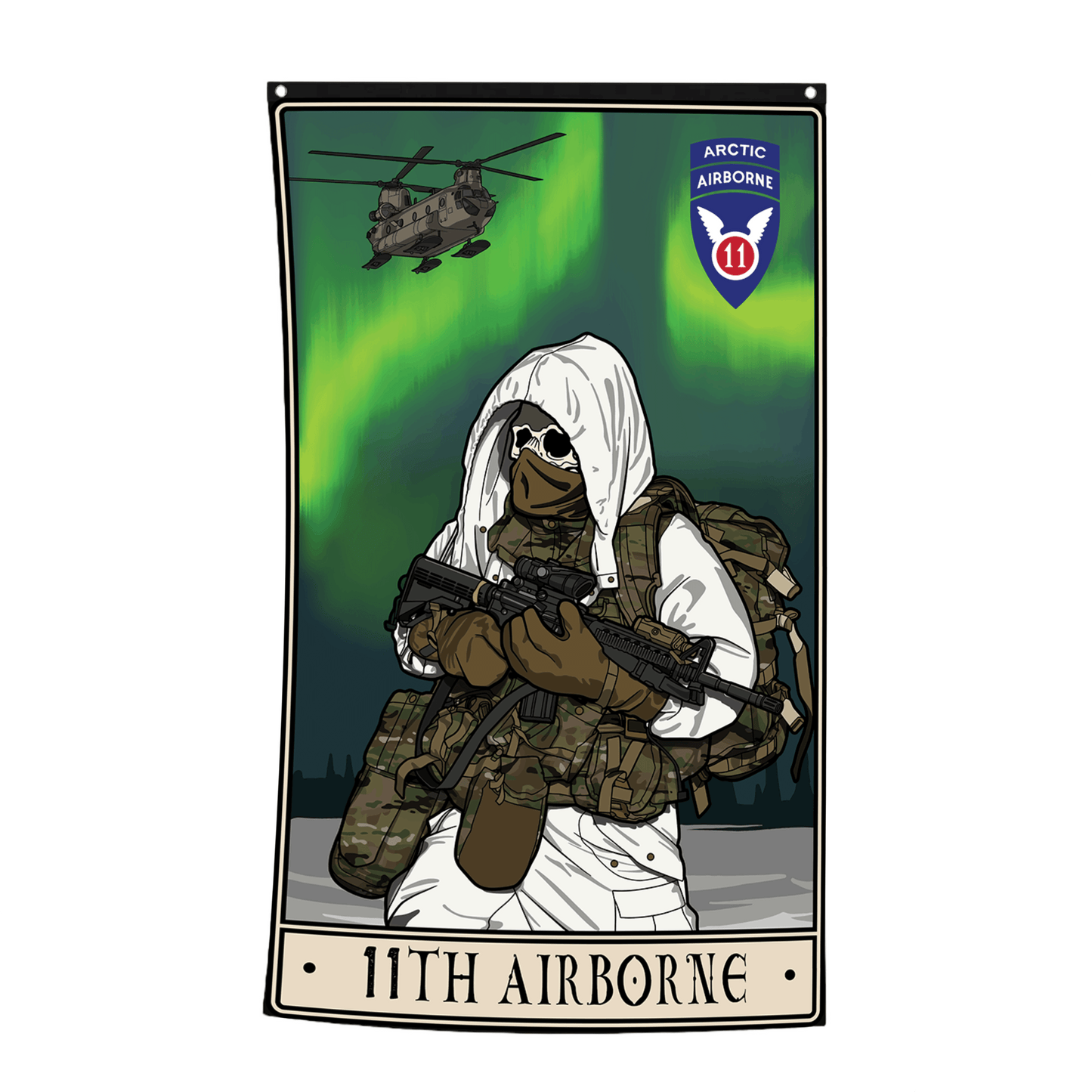 11th Airborne Flag – pltdaddy