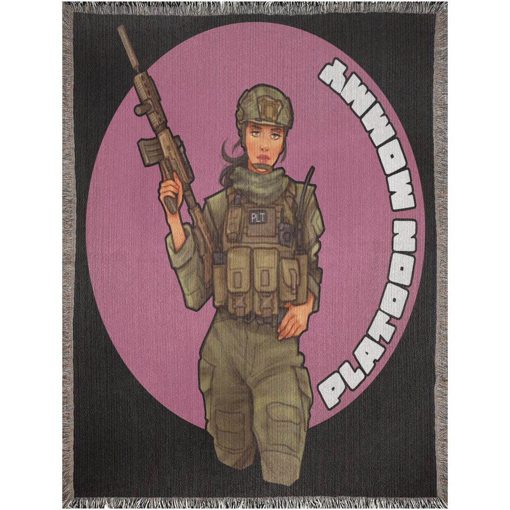 Platoon Mommy Woven Blanket