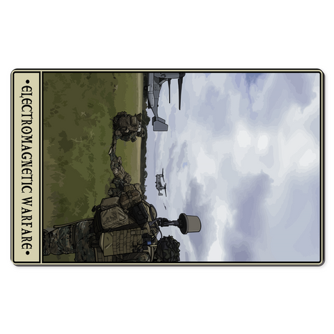 Electromagnetic Warfare Desk Mat