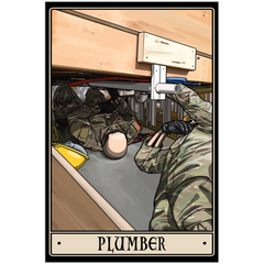 12K Plumber Acrylic Print - 1/4 inch / 12x18 inch