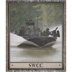 Special Warfare Combatant-craft Crewman (SWCC) Woven Blanket - 50x60 inch / Graphics