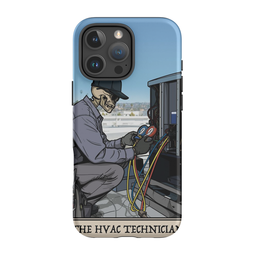HVAC Technician Phone Case - Premium Glossy Tough Case / iPhone 16 Pro Max
