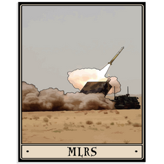 Multiple Launch Rocket System Acrylic Print - 1/4 inch / 8x10 inch