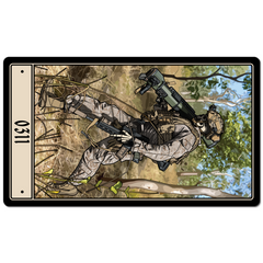 0311 Marine Rifleman Desk Mat