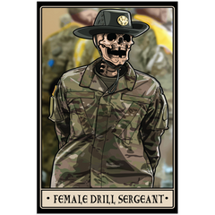 Female Drill Sergeant Acrylic Print