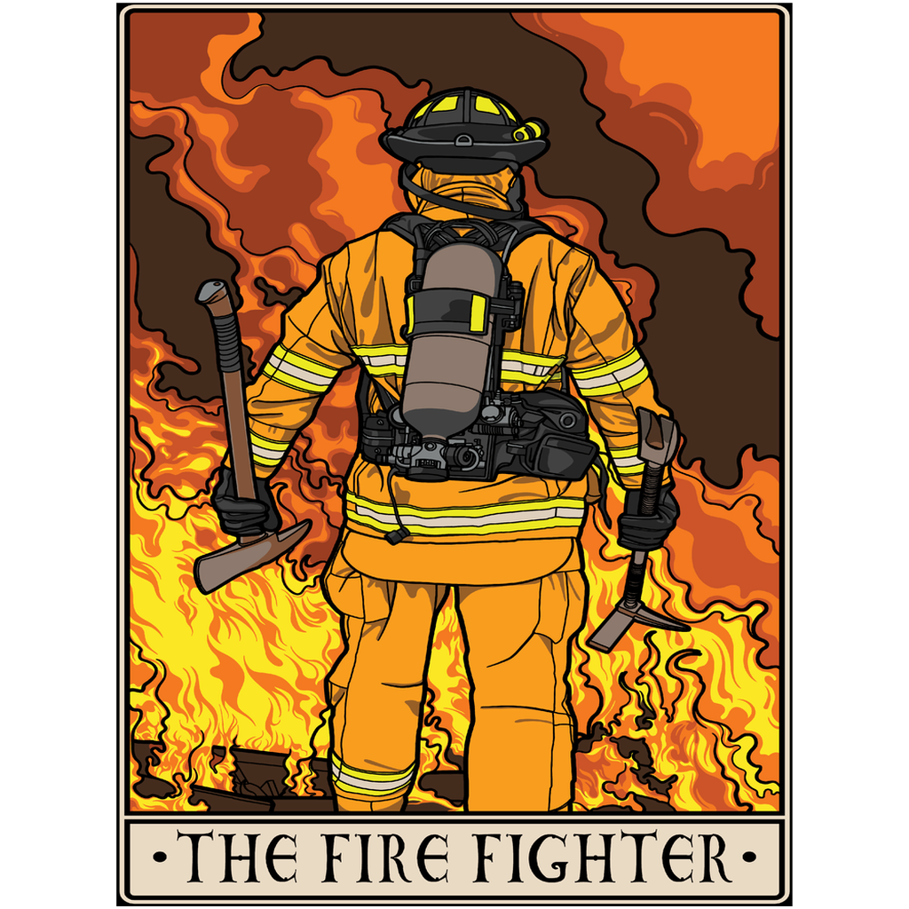 Firefighter Acrylic Print