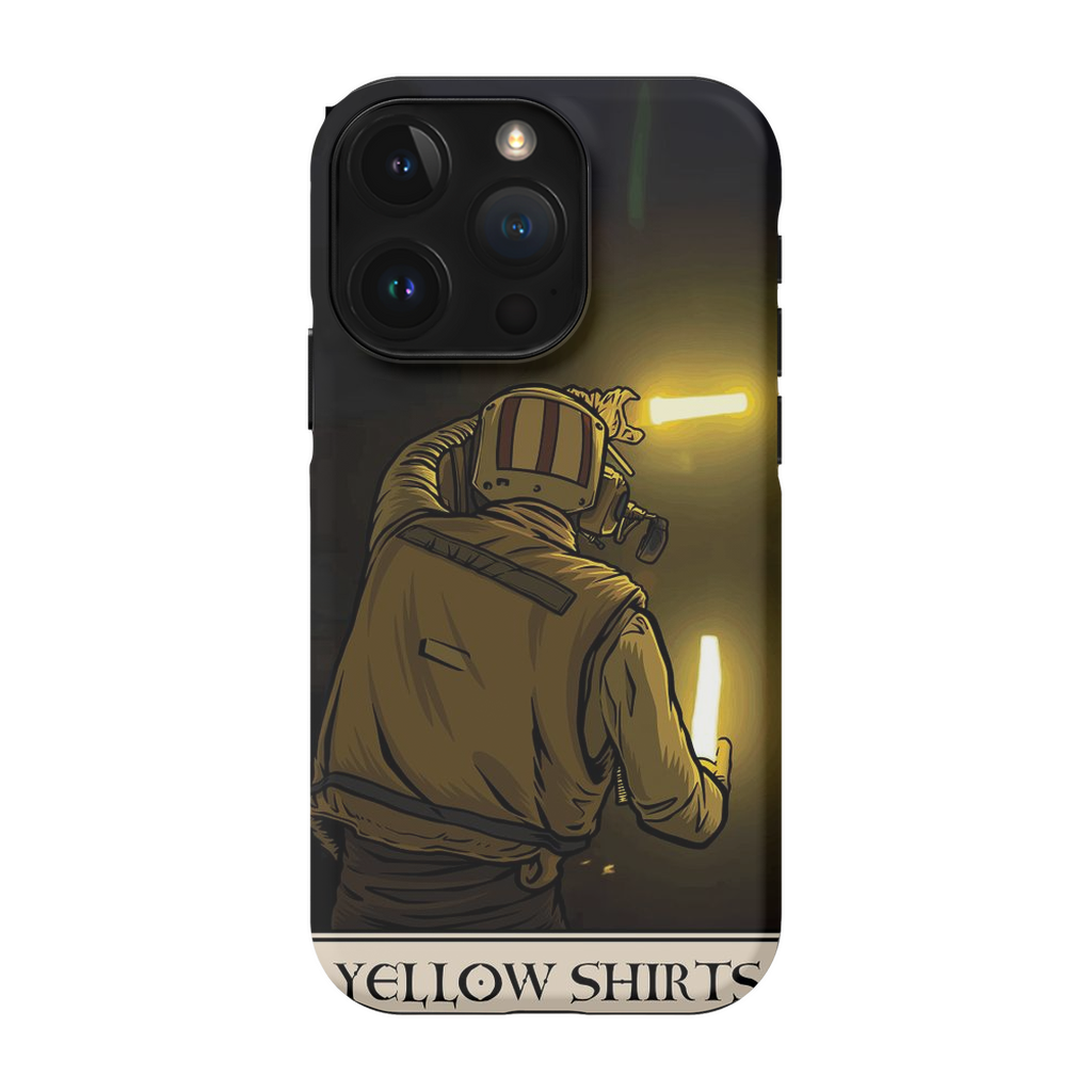 Yellow Shirts Phone Case - Premium Glossy Tough Case / iPhone 15 Pro