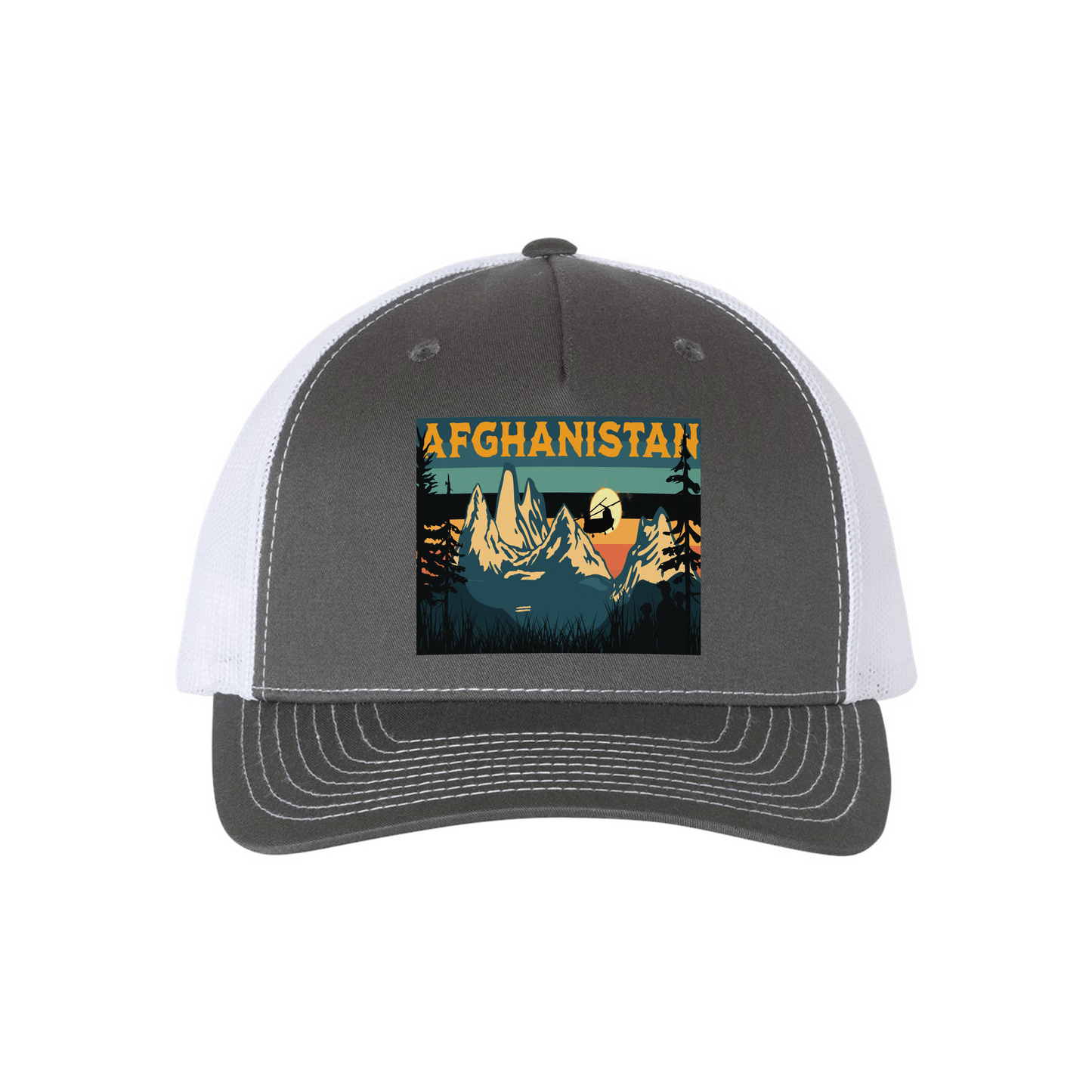 Afghanistan Sunset Printed Snapback