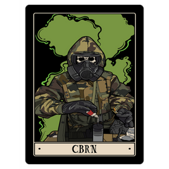 Chemical, Biological, Radiological, and Nuclear (CBRN) Magnet - 3x4 inch