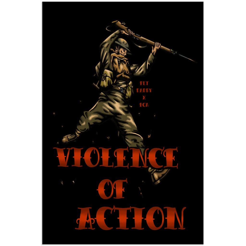 Violence Of Action Acrylic Print