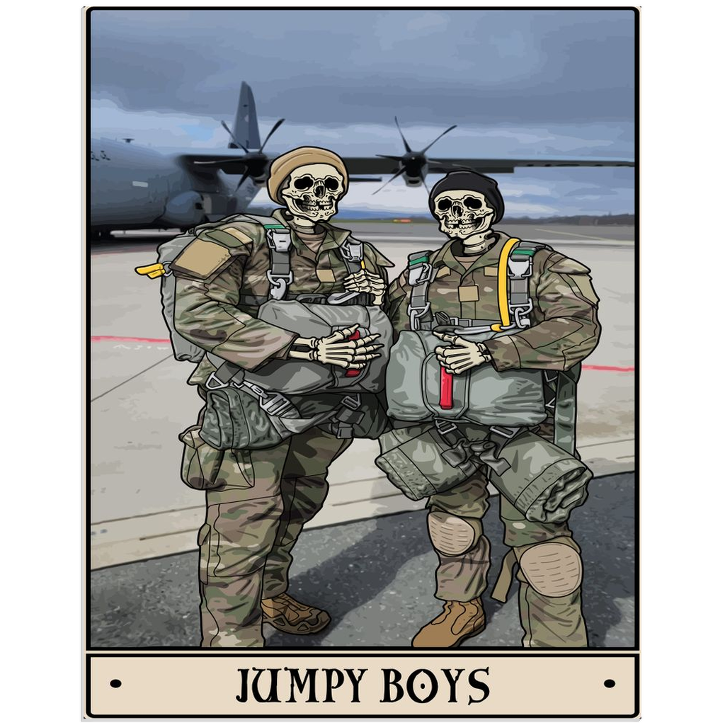 Jumpy Boys Acrylic Print