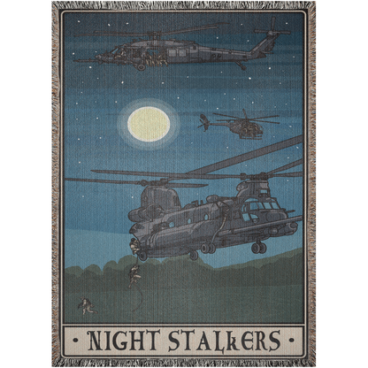 Night Stalkers Woven Blanket