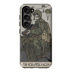 Screaming Eagles Phone Case - Premium Glossy Tough Case / Samsung Galaxy S23
