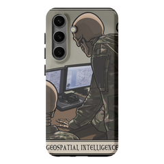 Geospatial Intelligence Phone Case - Premium Glossy Tough Case / Samsung Galaxy S24