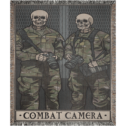 Combat Camera Woven Blanket