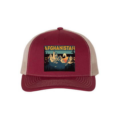 Afghanistan Sunset Printed Snapback