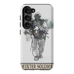 Winter Soldier Phone Case - Premium Glossy Tough Case / Samsung Galaxy S23