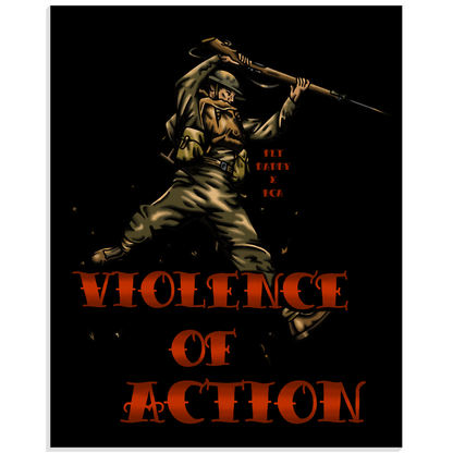 Violence Of Action Acrylic Print