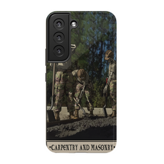 Carpentry and Masonry Phone Case - Premium Glossy Tough Case / Samsung Galaxy S22