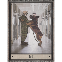 K9 Woven Blanket - 60x80 inch / Graphics