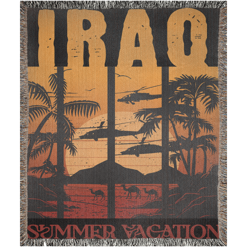Iraqi Vacation Woven Blanket
