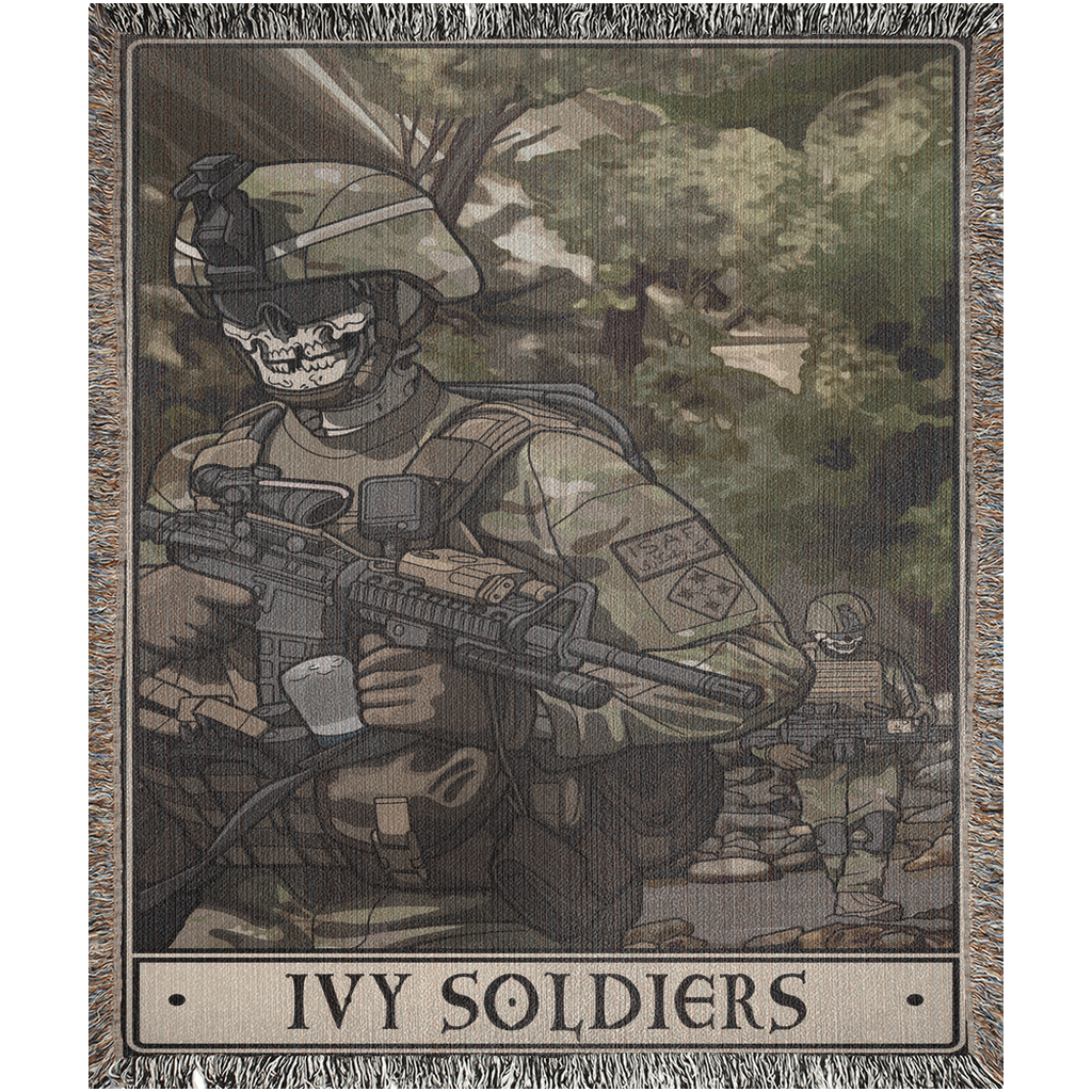 Ivy Soldiers Woven Blanket