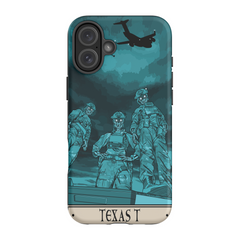 Texas T Phone Case - Premium Glossy Tough Case / iPhone 16 Plus
