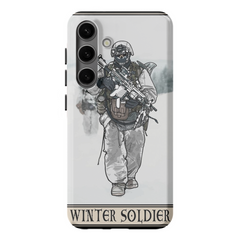 Winter Soldier Phone Case - Premium Glossy Tough Case / Samsung Galaxy S24