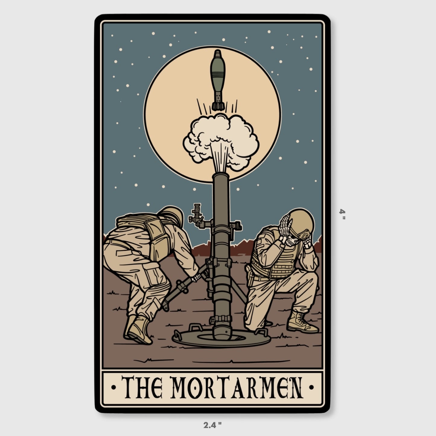 The Mortarmen Sticker
