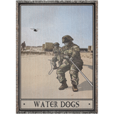 Water Dogs Woven Blanket
