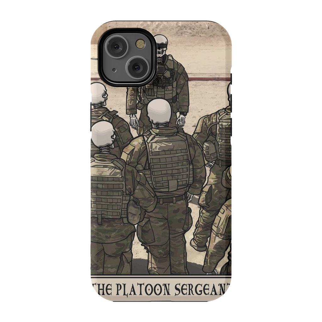 Platoon Sergeant Phone Case - Premium Glossy Tough Case / iPhone 14 Plus