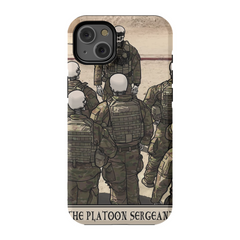 Platoon Sergeant Phone Case - Premium Glossy Tough Case / iPhone 14 Plus