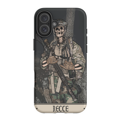 Recce Phone Case - Premium Glossy Tough Case / iPhone 16 Plus