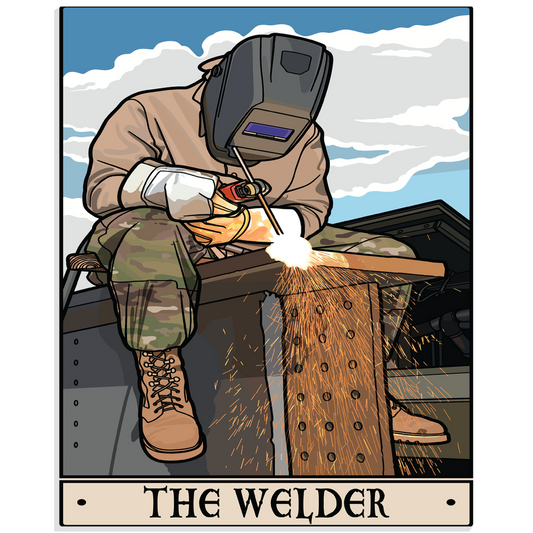 Welder Acrylic Print