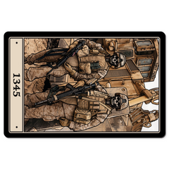 1345 Engineer Equipment Operator Desk Mat