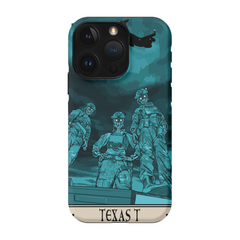 Texas T Phone Case - Premium Glossy Tough Case / iPhone 15 Pro