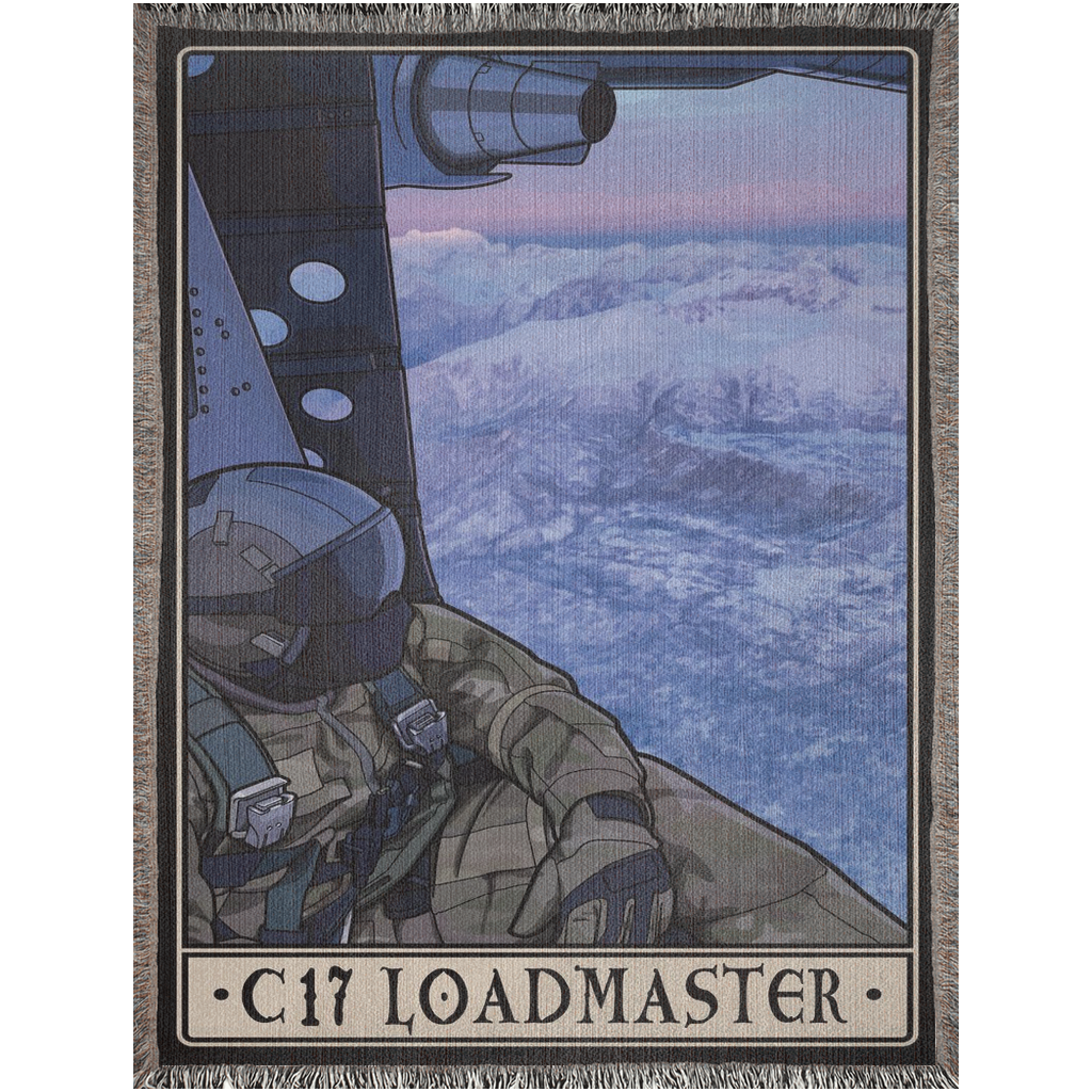 C17 Loadmaster Woven Blanket