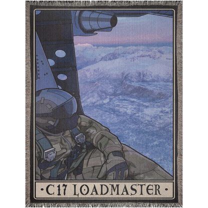 C17 Loadmaster Woven Blanket