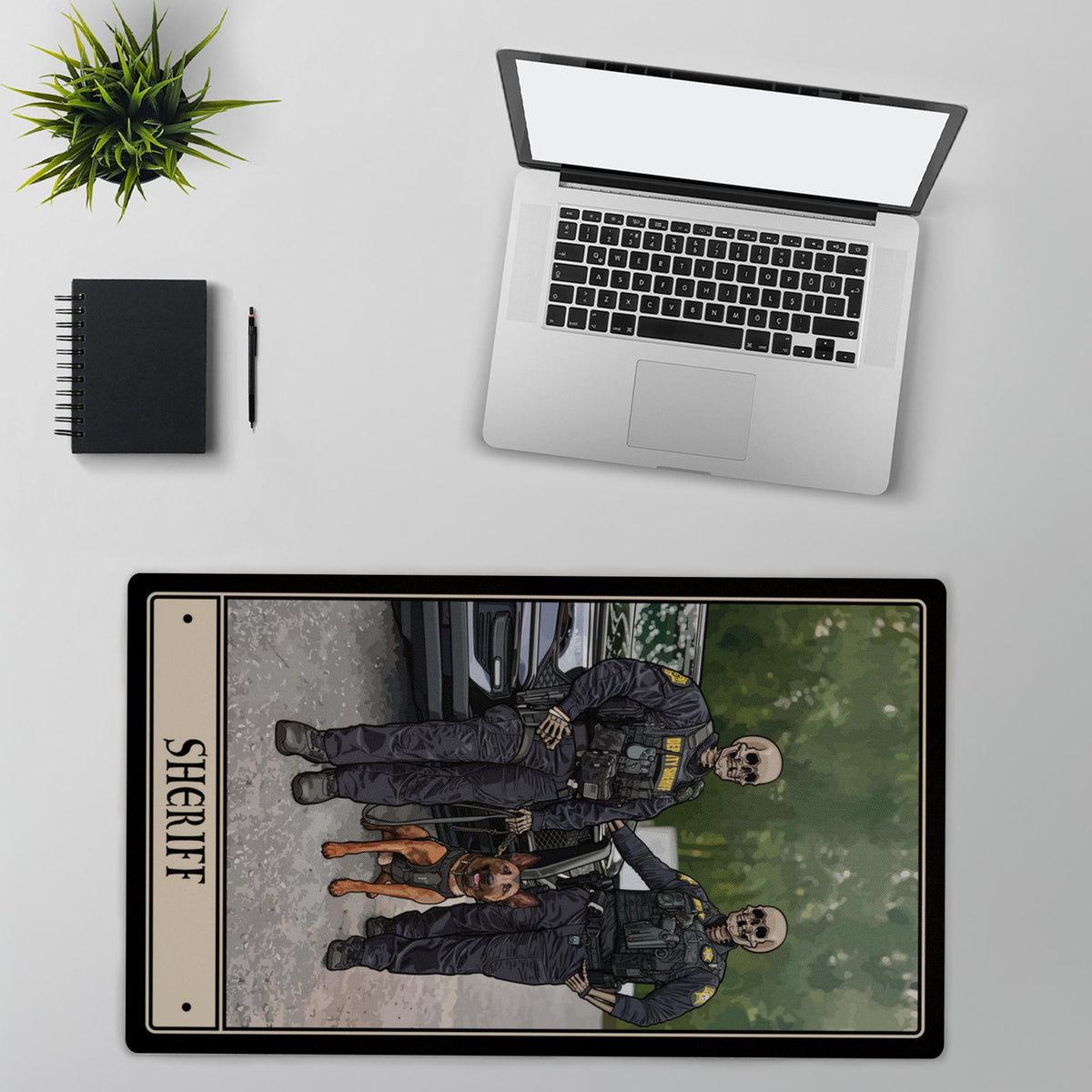 Sheriff Desk Mat