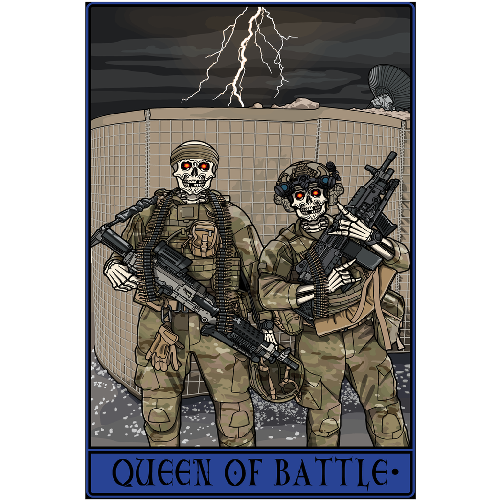 Queen of Battle Acrylic Print