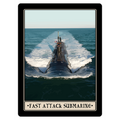 Fast Attack Submarine Magnet