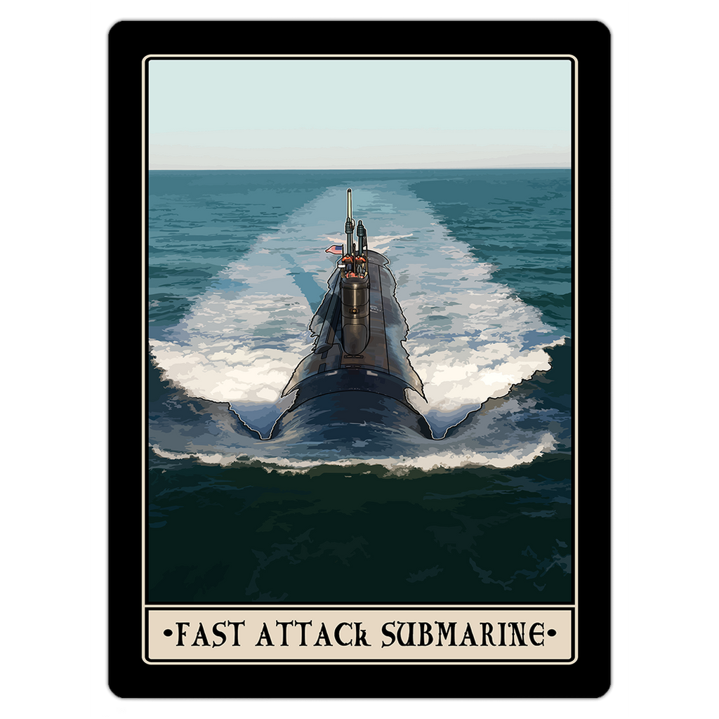 Fast Attack Submarine Magnet