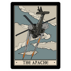 Apache Magnet - 3x4 inch
