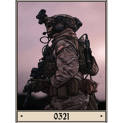 0321 Reconnaissance Marine Poster - 30x40 inch / Standard Posters